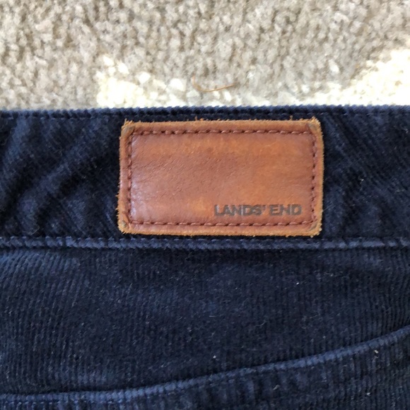 Lands’ End Navy Corduroy pants women’s size 10P - Picture 6 of 6